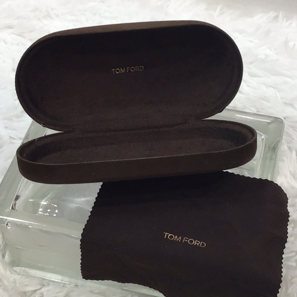 Tom Ford brown sunglasses case